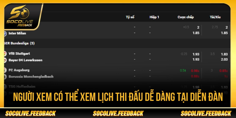 Socolive - Trực Tiếp Bóng Đá Socolive TV HD Hôm Nay Người xem có thể xem lịch thi đấu dễ dàng tại diễn đàn